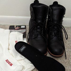 Women's Red Wing Steel Toe Combat Boots Size 9 Fits Like Size 8 Brand New Bundle